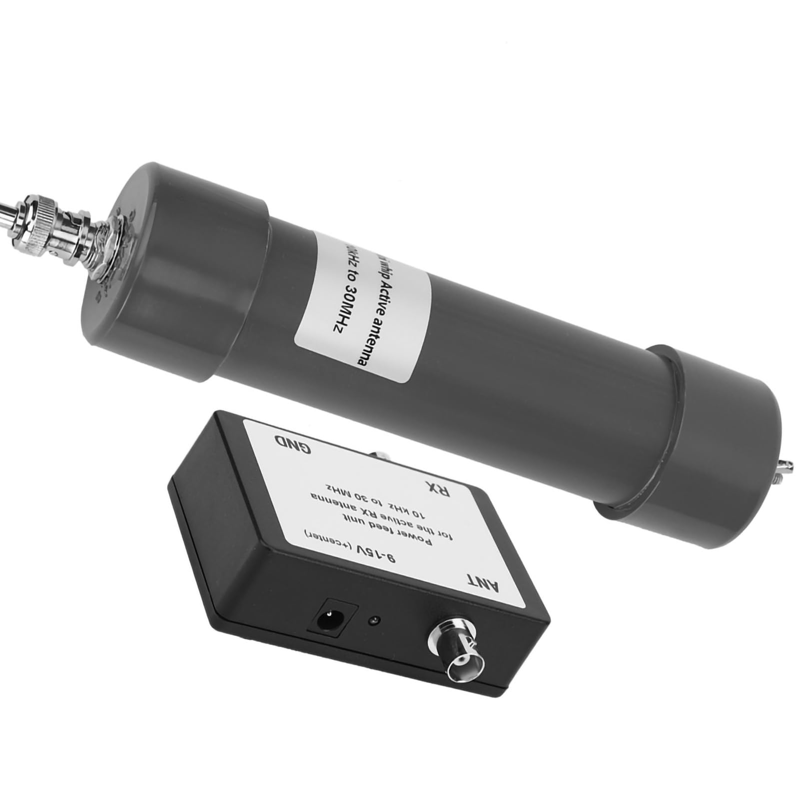 10 KHz 30 MHz Mini Whip Antenne Active Cable Portable Radio Communication Alimentation en Plastique Poids Léger