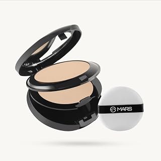 MAR Wonder 2 in 1 Compact Powder with Mirror and Powder Puff, Natural Finish, Oil and Sweat Control, Long Lasting, 16g Ite... Price In India