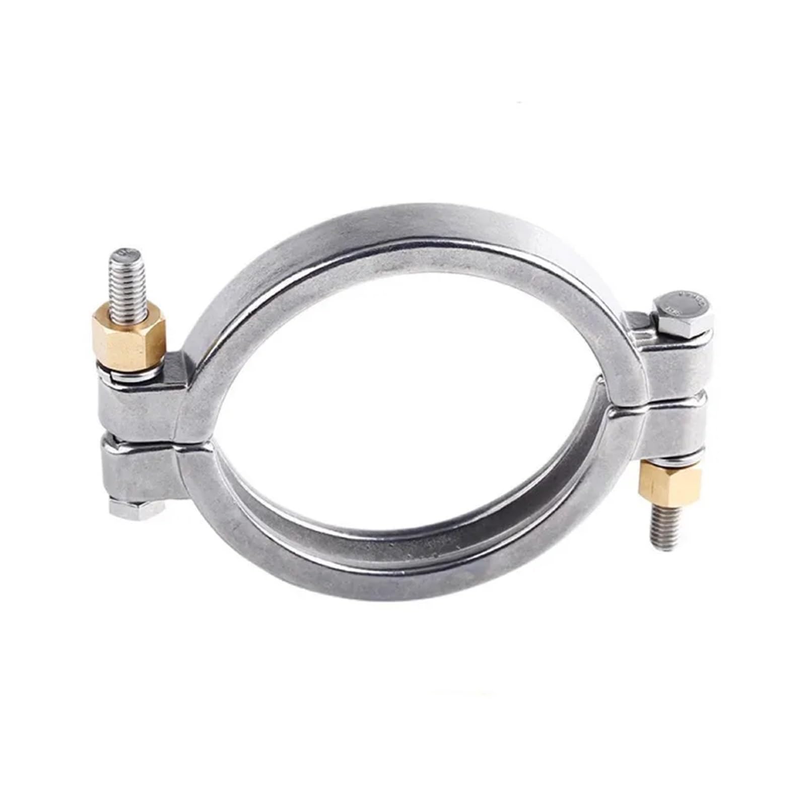 Morsetti a tre ghiere in acciaio inossidabile sani Morsetti Tri-Clamp sanitari ad alta pressione in acciaio inossidabile 304 da 8 pollici OD217 mm, raccordi for distillazione