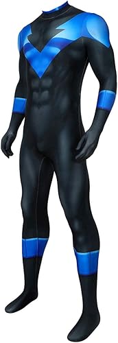 Miniatura 3 de Bailu Disfraz de superhéroe de Halloween para cosplay, overol Zentai, enterizo de elastano, estilo 3D para adultos