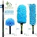 EVERSPROUT 5-to-12 Foot Duster 3-Pack with Extension-Pole (20+ Foot Reach) | Hand-packaged Cobweb Duster, Microfiber Feather Duster, Flexible Microfiber Ceiling & Fan Duster | Aluminum Telescopic Pole