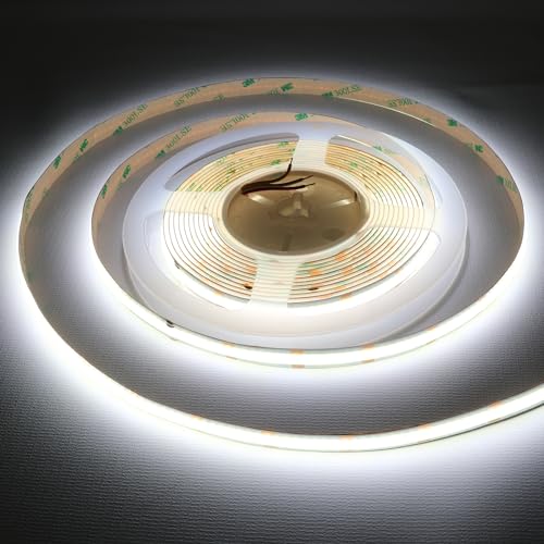 Image of LEDENET COB LED Strip Light White CCT Tunable 2700K-6000K DC24V 608LEDs /M CRI90+ High Density LED Tape Lights 16.4Ft /5M Dimmable LED Light Ribbon for Indoor Decoration