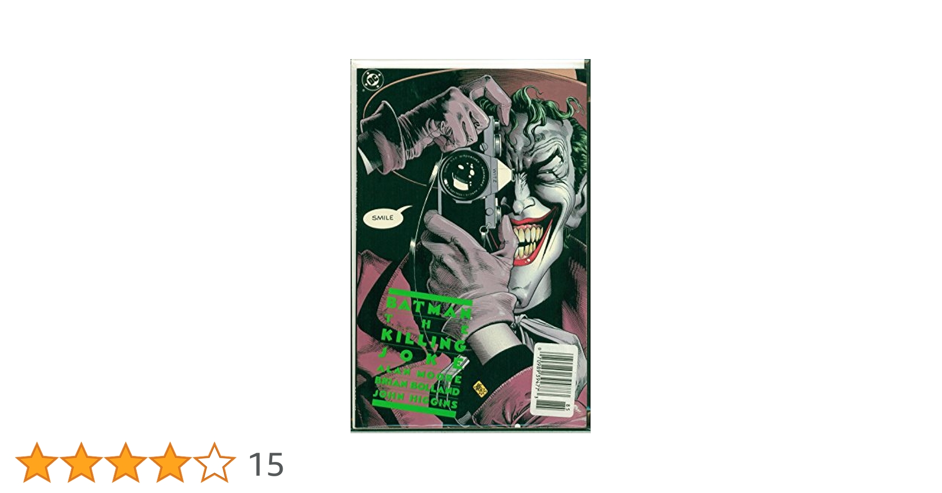 青年漫画 Batman: The Killing Joke  *1st Printing Batman The Killing Joke Original 1988 Edition Prestige