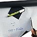 Chalkboard Paper - Blackboard Vinyl Paper Removable Bulletin Wall Sticker, Free: 1 White Chalk Marker Pen + 5 Colorful Chalks - 17.3