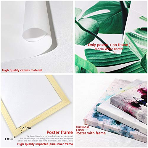 Horror Movie Poster Vintage Movie Prints Wall Art Canvas Painting Giclee Modern Decor Pictures Framed 12X18 Inch(30X45Cm) #TOP5