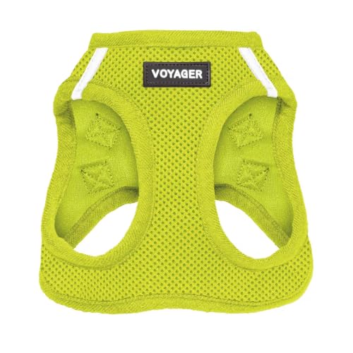 Image of Voyager Step-in Air Dog Vest Harness - Lime Green, X-Large