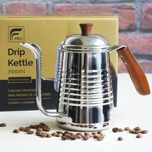 Combo Cafeteira Hario V60-02 + Chaleira Inox Original Pescoço de Ganso 700ml + 40 Filtros Hario v60-