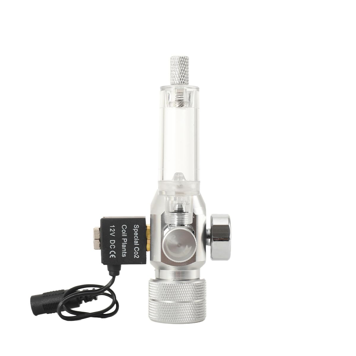 LALABU DC12V Druckminderer Bier Druckregler CO2, Druckregler CO2-Regler, CO2 Druckminderer mit Magnetventil für Bier Maschine, Bierbrauen, Bierzapfanlage,0-3000PSI