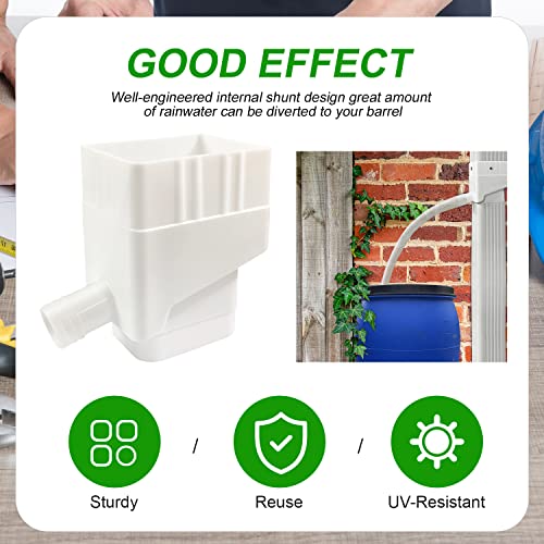 Rain Barrel Diverter Kit, Rainwater Collection System, Downspout