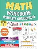 Math Workbook – Grade 1 - Complete Curriculum: Activity Book for kids Ages 6 -7