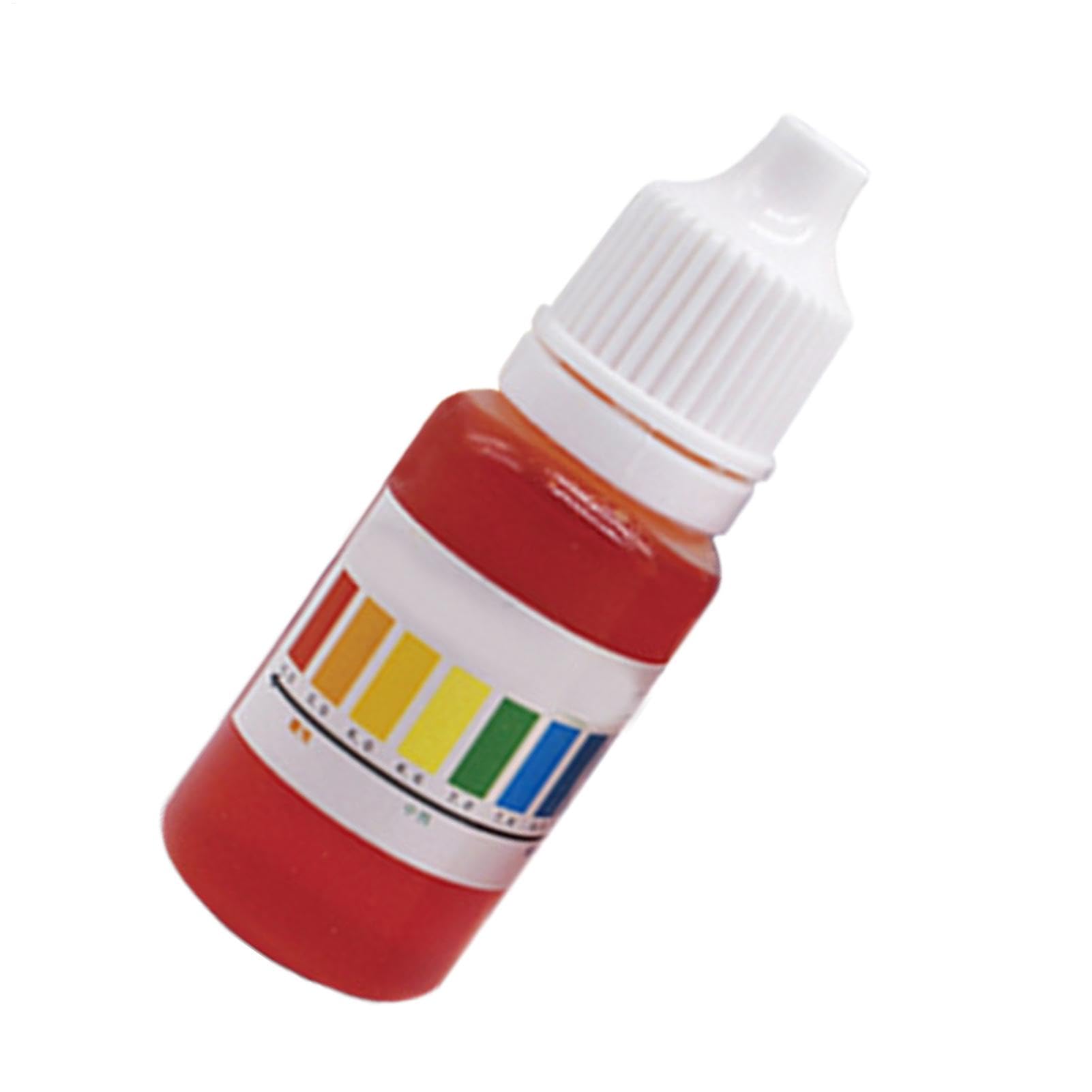 PH Reagent Test Drops - 10ml Water Quality Tester PH Meter for Water | Portable PH Levels Tester Aquarium Water Tester for Freshwater Seawater