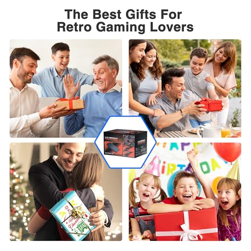 Upgraded Wireless Retro Game Console,Retro Game Stick with Built-in 20,000+ Games,4K HD Output 2.4GHz, Plug & Play for TV, PC, Projector, Monitor - Image 6