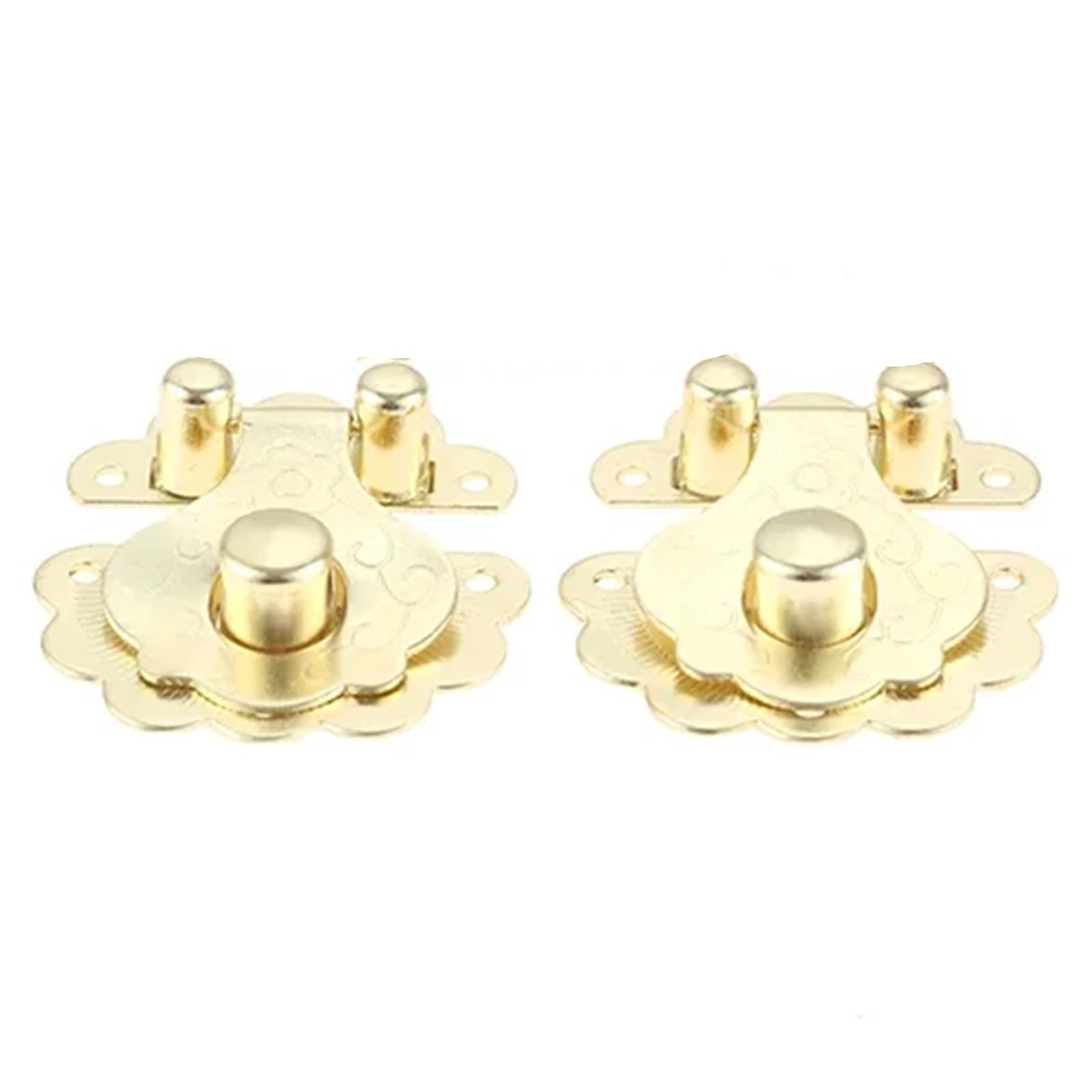 Loquet à boucle bronze 40x36mm fermoir porte cadenas pour boîte de rangement