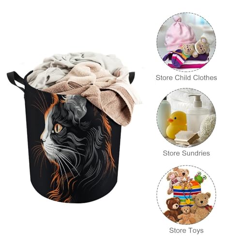 Grand panier à linge pliable en tissu imperméable de qualité supérieure pour buanderie