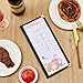 Ziliny 20 Pcs 4.5 x 11 Inches Transparent Restaurant Menu Holders Clear Menu Covers with Metal Corners Black Folder Menu Book Menu Sleeves for Wine Drinks Coffee Bars Restaurant (2 Page 4 View)