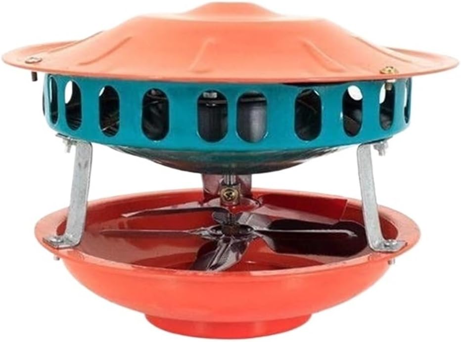 Chimney Fan, 100W Outdoor Chimney Smoke Evacuator, Copper Chimney Draft Inducer Chimney Exhaust Fan for Home Use(Large)