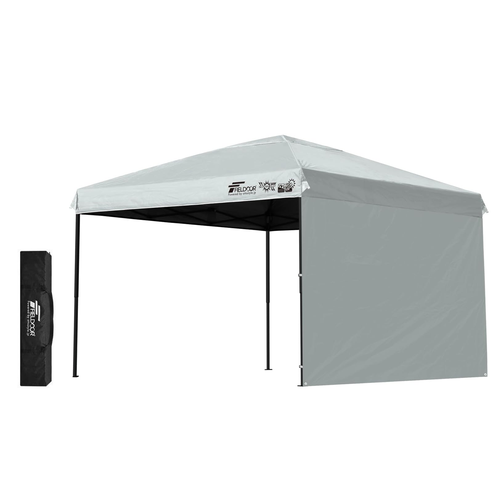 Amazon | FIELDOOR 【完全遮光】 ワンタッチタープテント 【4点ロック