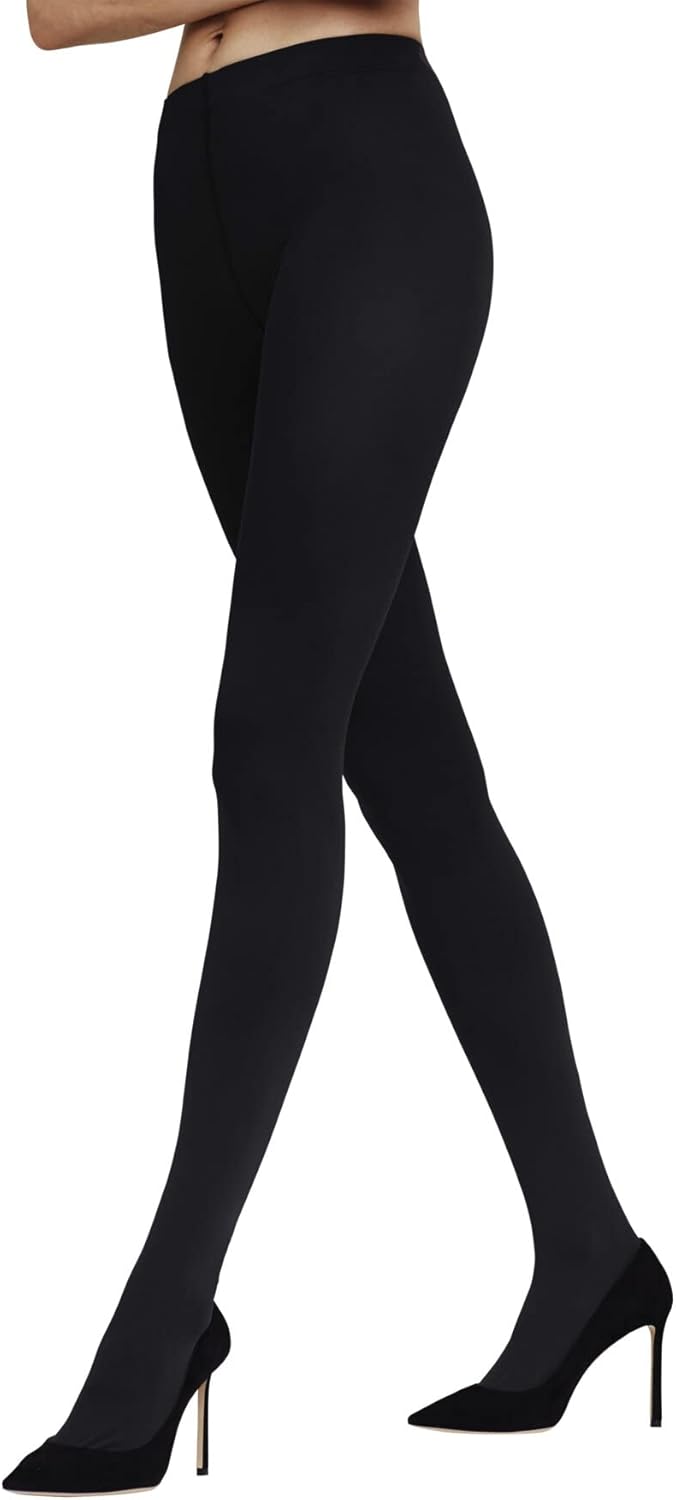 FALKE Women's Pure Matt 100 Denier Opaque Tights, Blue (Marine 6179), M - Image 10