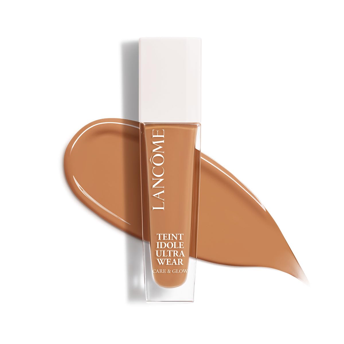 Lancôme Teint Idôle Ultra Wear Care & Glow Foundation, 24H Hydrating Foundation with SPF 25, Medium Coverage, Radiant Finish
