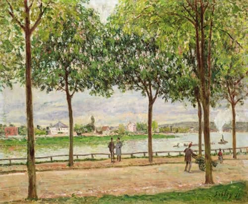 Art mural l'Allée des Châtaigniers St Cloud pour une atmosphère apaisante