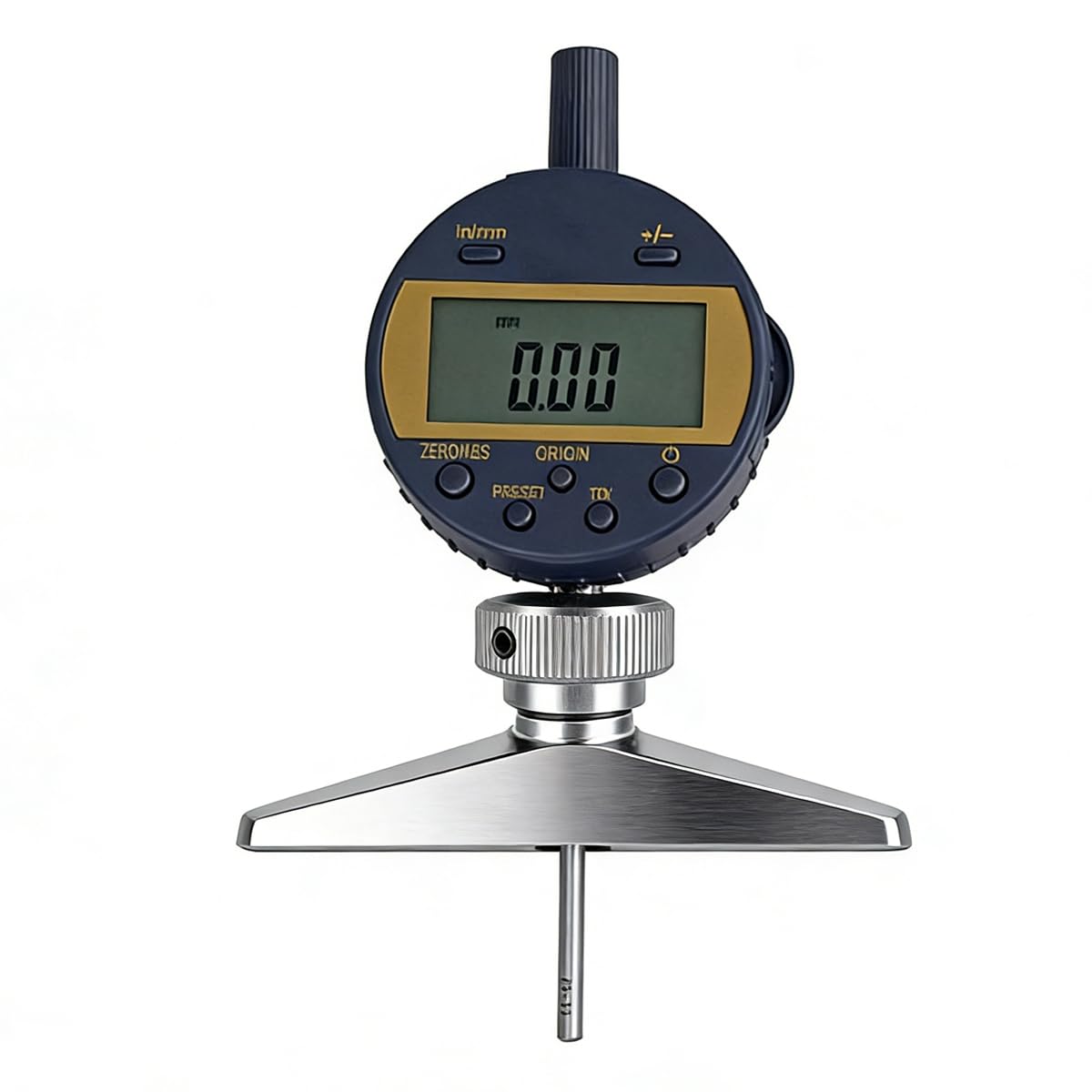 Ubric Base de acero 80 x 16 mm para mediciones de profundidad comparadores digitales y analógicos