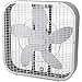 Holmes HBF2010AWM 20" White 3 Speed Box Fan