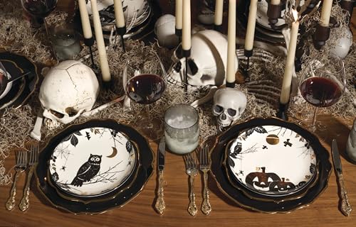Image of Lenox Haunted Halloween 4-Piece Accent Plates, Appetizer Plate Set for 4
