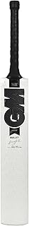 GM Men's Noir Bullet English Willow Wood Cricket Bat with Cloth Covering on The Face and Cover (Multicolor, Size-6)