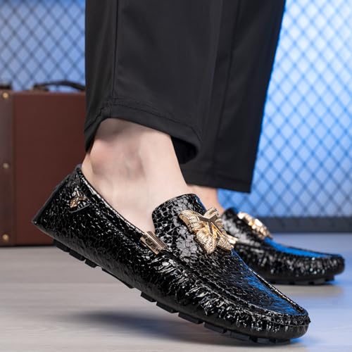 Men's Dress Loafers- Fashion Luxury Style, Ideal for Party, Wedding & Formal Occasions2