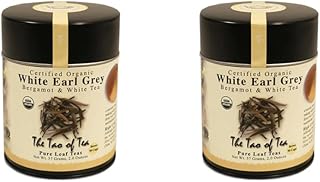 The Tao of Tea, White Earl Grey Sun-Dried White Tea, Loose Leaf, 2-Ounce Tins (Pack of 2)