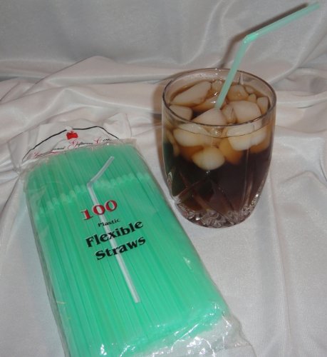 Pitillos flexibles IGC 500 unidades 5 packs verde claro miniatura 2