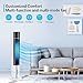 Air Choice Swamp Cooler Fan, Oscillating Evaporative Air Cooler for Room, Portable Air Conditioner, Instant Cool & Easy Use, 3 Modes & 3 Speeds, 12H Timer, 2 Ice Boxes, Remote Control