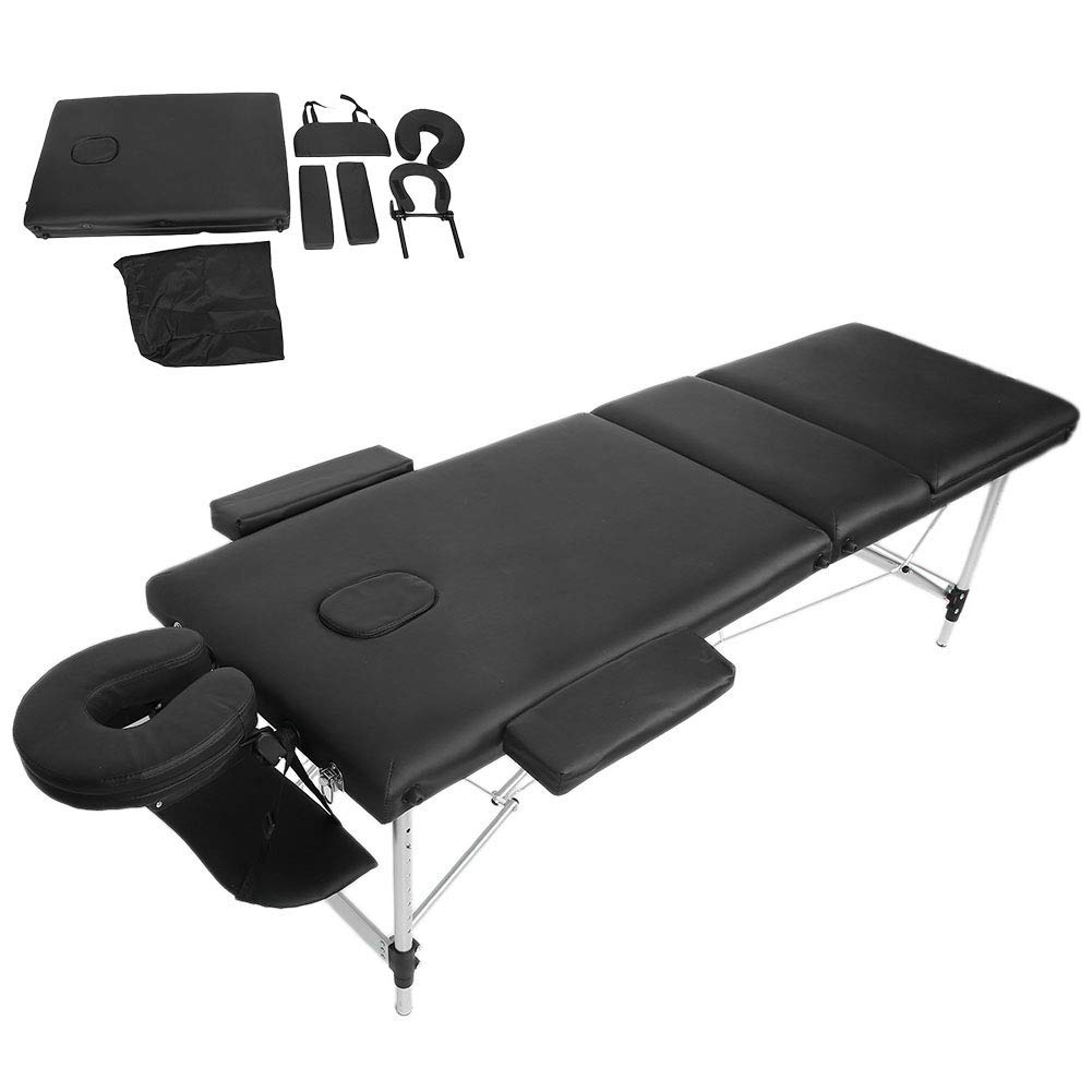 Tavolo Portatile in Alluminio Pieghevole Letto Spa
