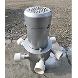 turbina hidroelectrica pdf  MJNDHB Generador hidroeléctrico de Tubo de 3kw y 50 mm,caída Vertical de aleación de Aluminio Generación de 30 Metros con Peso de TV 7,15 kg