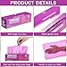 Harloon 6000 Counts Dog Poop Waste Bags 30 Rolls Extra Thick Strong Leak PET Proof Bags Disposable Bulk Universal Doggy Roll Waste Box for Puppy Outdoor Walking Travel (Purple,12 x 8 Inches)