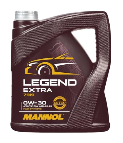 Image of MANNOL 7919 LEGEND EXTRA SAE 0W-30 API SN Plus API SP ACEA C2 ACEA C3 BISYNTHETIC ENGINE OIL FOR PETROL AND DIESEL ENGINES OF CARS IMPORTED FROM GERMANY (1, 4L)
