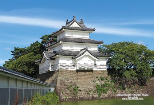 キューティーズ(Cuties) 【日本製】 300ピース ジグソーパズル 日本の都市70 新潟県新発田市「新発田城 三階櫓」 (26x38cm) 300-426 のり付き スポンジ付き