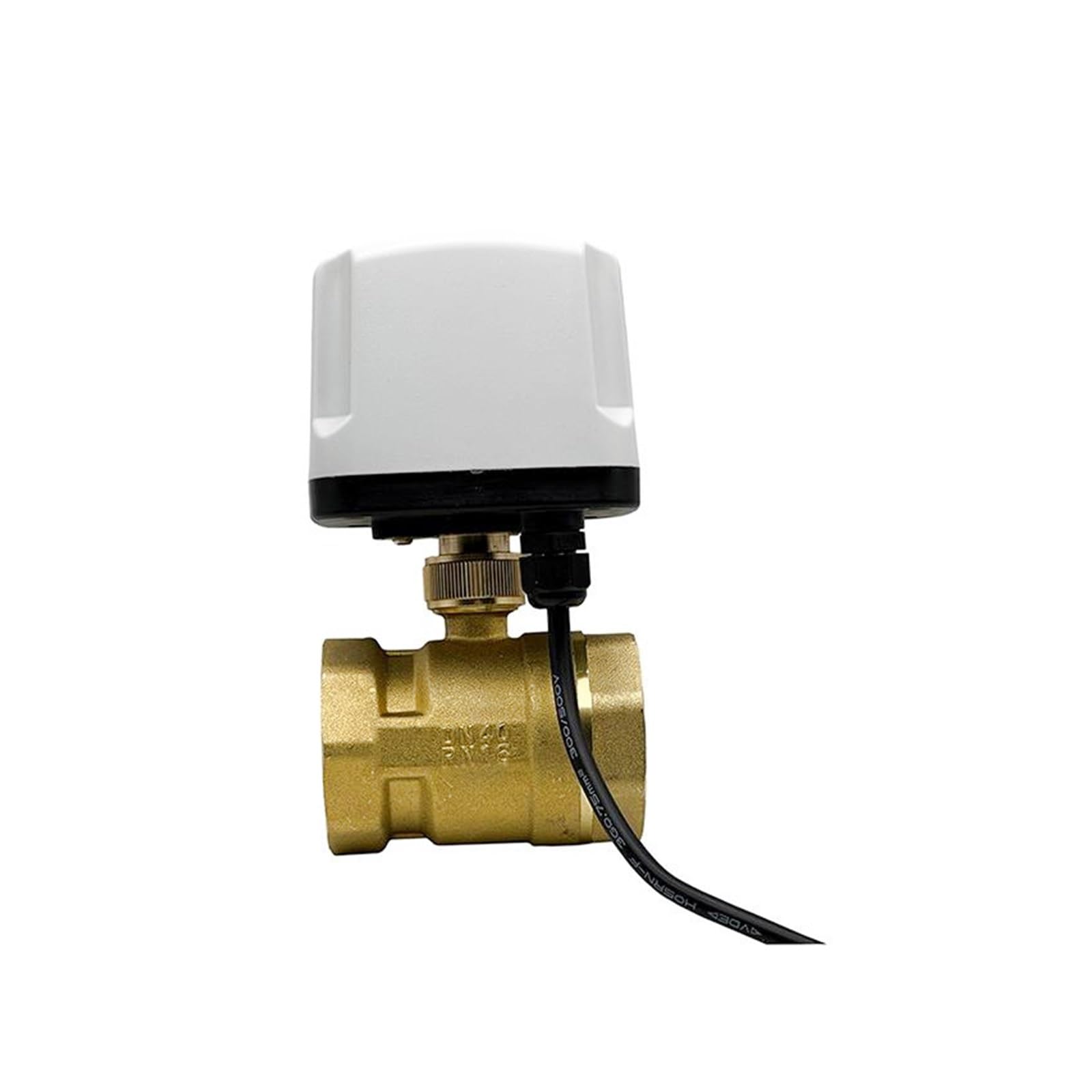 UWUKCJOKQ 1-1/2" IP65 Two Way Waterproof Motorized Ball Valve Brass Electric(DC12-CR04)