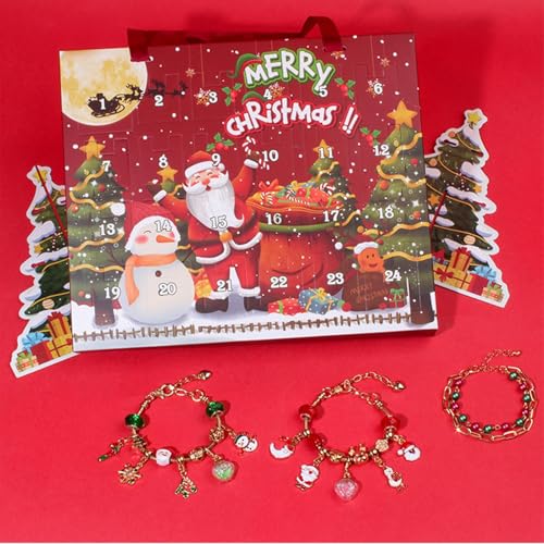 Calendario de Adviento con pulseras navideñas para compartir la ilusión en casa 7