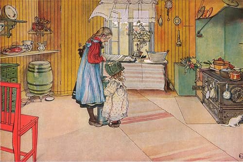 Impression d'affiches Carl Larsson toile décoration murale 60x90