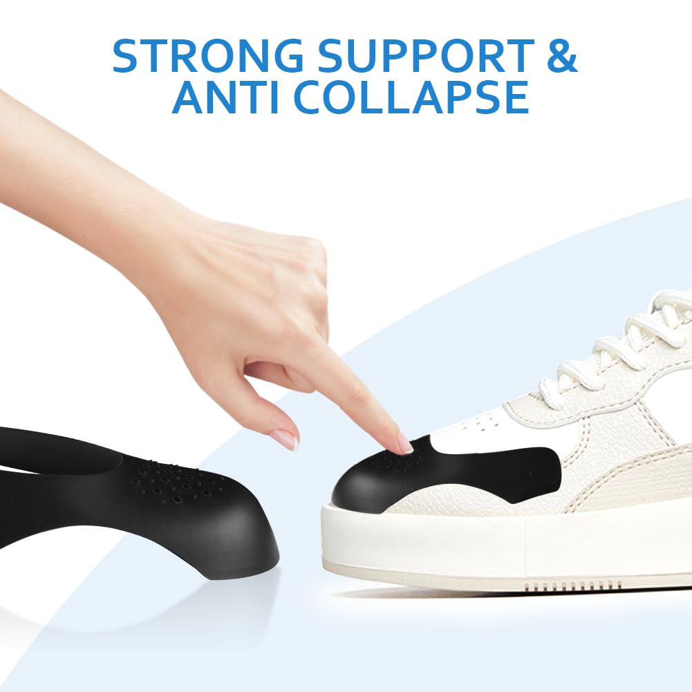 LOPHE Protector Zapatillas, 4 Pares Crease Protector para Prevenir Arrugas de Zapatos, Antiarrugas Zapatillas, Punteras Zapatos para Prevenga Hendidura del Pliegue del Calzado Deportivo, L