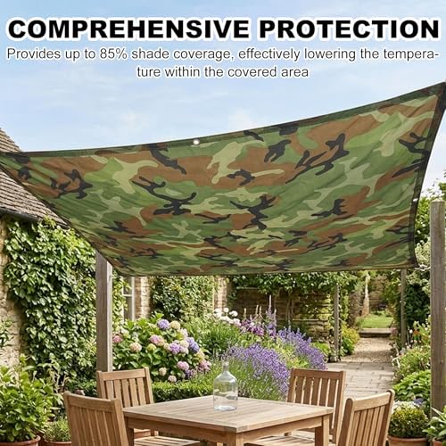 Bâche imperméable en maille de bœuf haute densité 4x6 m avec œillets solides - 6
