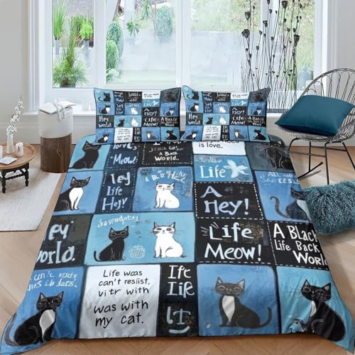 Housse de couette effet 3d pour grand lit fille parure microfibre douce