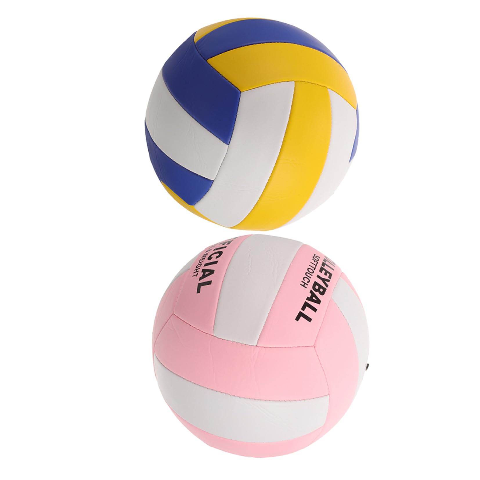 Pallavolo Morbida 2 Pezzi in Pu, Pallone da Allenamento per Studenti, Visibilità Migliorata e Controllo Ottimale per Allenamenti e Partite Indoor