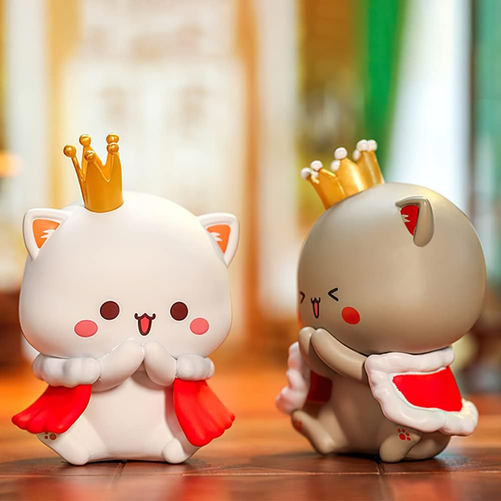 BEEMAI Mitao Cat with Love Series 3PCs (No Repeat) Random Designed Cute Figures Collectibles Birthday Gift