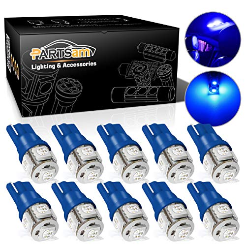 Partsam T10 194 168 LED Light Interior Dome Map Trunk Cargo Footwell Replacement