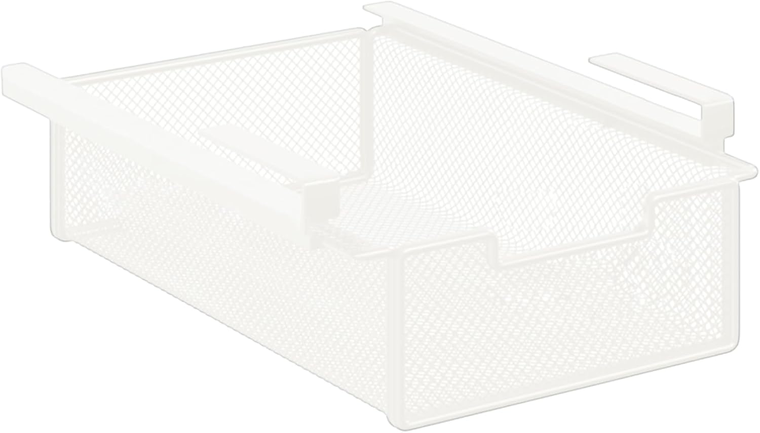 Strong Iron Under Desk Storage Drawer for Telecommute Slide Out Plan Quick Installation Organization Answer Sliding Drawer Storage Shelf