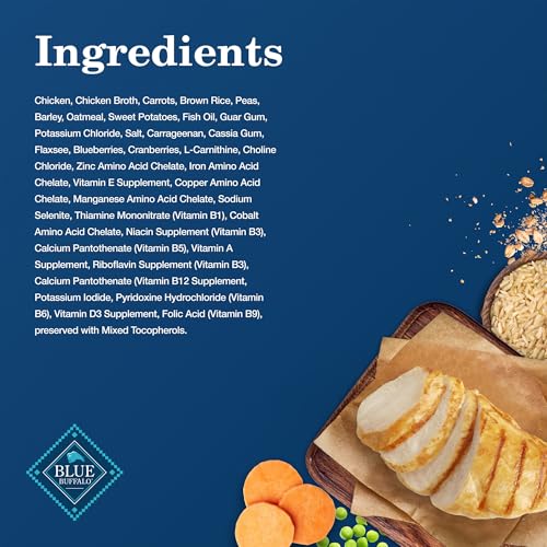 Blue Buffalo Homestyle Recipe Grownup Moist Canine Meals, Made with Pure Components, Hen Dinner With Backyard Greens, 12.5-oz. Can (Pack of 12) Blue Buffalo Homestyle Recipe Grownup Moist Canine Meals, Made with Pure Components, Hen Dinner With Backyard Greens, 12.5-oz. Can (Pack of 12)