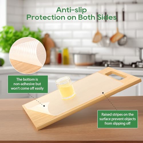 Anoak Shelf Liner - Non-Slip Cabinet Liner, 30 Inch x 30 FT(360 Inch) Durable Waterproof Washable Oil-Proof for Kitchen Cabinet, Shelves, Refrigerator, Storage, Desks, Non Adhesive
