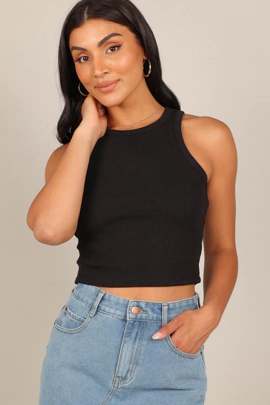 Image of Toochki Tops for Women Crop Top for Women's Tank Activewear Tee Sports Western Casual Cotton Camisole Pack of 2 Combo